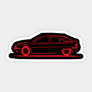 Citroen BX Red Sticker